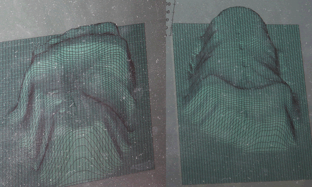 最新のマシンで立体的に足裏を計測して、理想のアーチを作ります